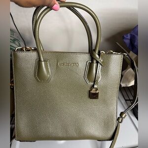 Olive green Michael Kors purse rarely worn